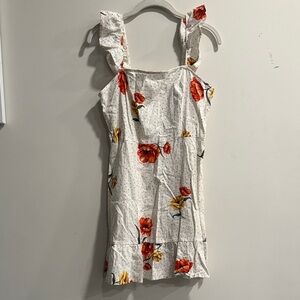 Forever 21 White Floral Mini Dress